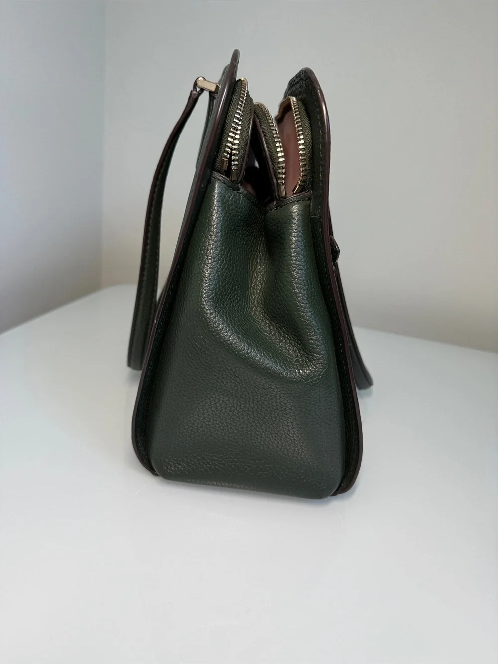 Kate Spade New York Polly Large Work Tote in Deep Evergreen Excellent Condition!